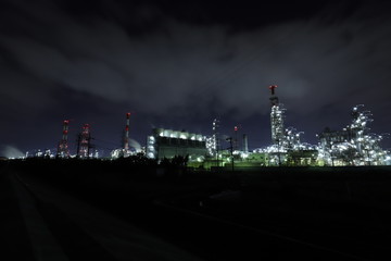 四日市　工場夜景