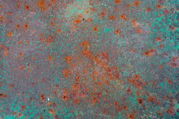 close view of rust metal for background