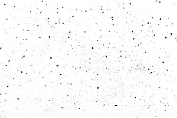 Black Grainy Texture Isolated On White Background. Dust Overlay. Dark Noise Granules. Digitally Generated Image. Vector Design Elements, Illustration, Eps 10.