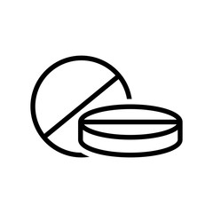 pill icon vector template
