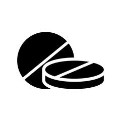 pill icon vector template