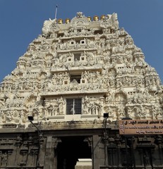 famous temple of Kanchipuram India