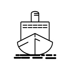 ship icon vector template