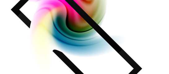 Abstract background, fluid mixing gradient liquid style colors composition. Vector Illustration For Wallpaper, Banner, Background, Card, Book Illustration, landing page