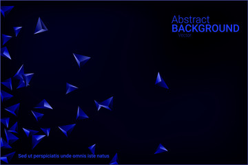 
Triangular background.