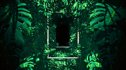 3D illustration Background for advertising and wallpaper in nature and advertising scene. 3D rendering in decorative concept 