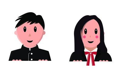 覗いている学生さん