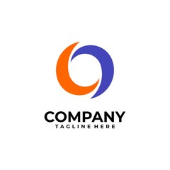 initial letter O logo design vector inspiration