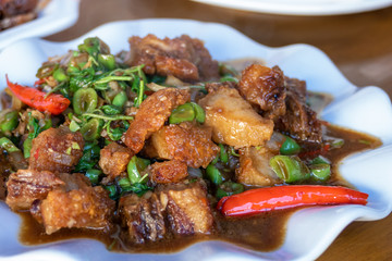 Thai braised pork and peppers