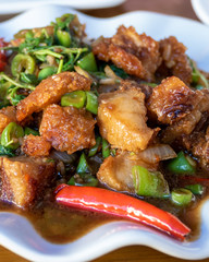 Thai braised pork and peppers
