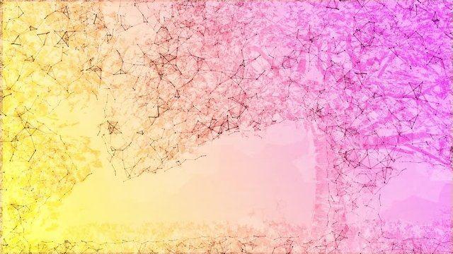 4K Blooming Spring Cherry Garden Artificial Intelligence Image Recognition Concept