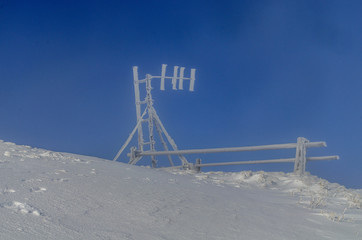 Połonina wetlińska Bieszczady w zimowej szacie  © wedrownik52