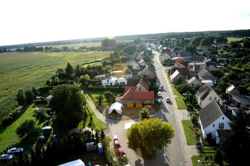 Luckow von der Feuerwehrleiter