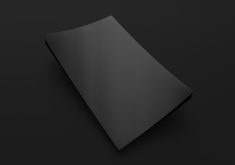 blank A4 paper. Templates for presentation of the design of a flyer, cover or poster. mock up brochure. 3d illustration