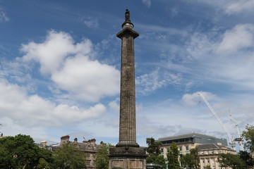 Obraz premium monument of christopher columbus in barcelona spain