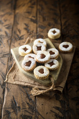 Hazelnut chocolate cookies