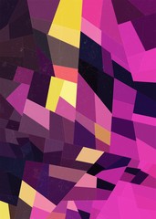 Abstract Geometric Art,Modern Conceptual Artwork,Aesthetic Synthwave Cyberpunk Art,Synthwave Poster,Cyberpunk Print,Abstract Painting
