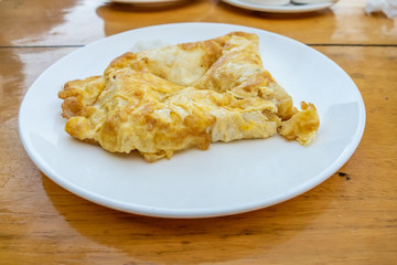 French toast on white plate