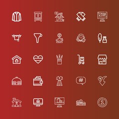 Editable 25 sale icons for web and mobile