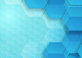 Obraz premium pattern hexagon background abstract