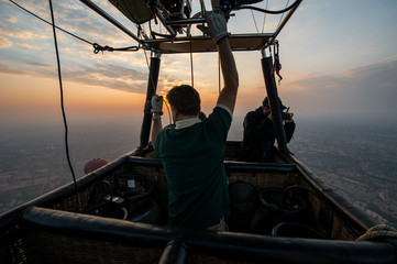 Hot air balloon pilot