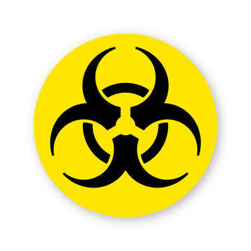 Biohazard icon. Coronavirus Covid-19, 2019-nKoV. Vector illustration