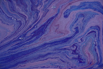 Obraz premium Purple marble abstract acrylic background. Marbling artwork texture. Liquid acrylic pattern. Acrylic painting- can be used as a trendy background for posters, cards, invitations.