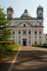 View of St. Cajetan Church, a World heritage site at Old Goa, Goa.