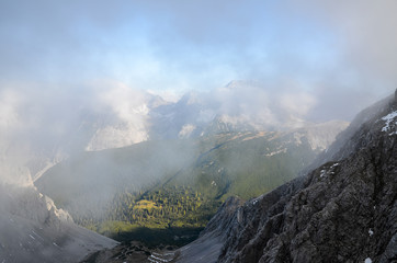 ノルトケッテ頂上（ハーフェレカール）からの風景（オーストリア　チロル州　インスブルック）
