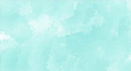 Blue watercolor background for your design, watercolor background concept, vector.