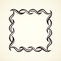 Vignette. Vector drawing