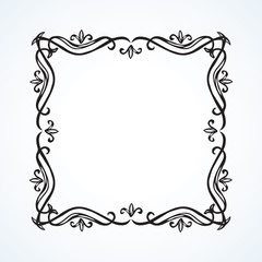 Vignette. Vector drawing