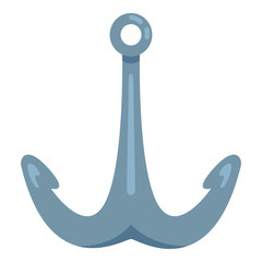 Vector Flat Color Anchor Icon