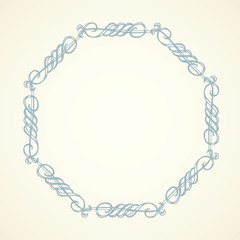 Vignette. Vector drawing