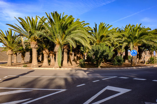 Stop in Ajoy auf Fuerteventura in der Abendd&auml;mmerung