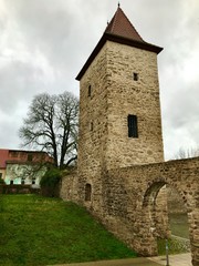 Obraz premium Alte Stadtmauer in Staßfurt (Sachsen-Anhalt)