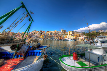 From the Harbour of Sciacca, Sicily - obrazy, fototapety, plakaty