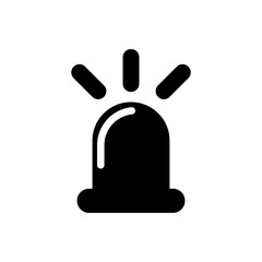 Alarm outline icon isolated. Symbol, logo illustration for mobile concept and web design.