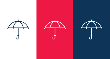 Umbrella icon illustration isolated vector sign symbol