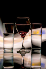glass of red wine