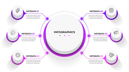 Vector infographic template