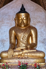Seated Buddha statue at Dhamayan Gyi Temple