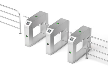 Electronic turnstiles
