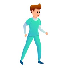 Healthcare nurse icon. Cartoon of healthcare nurse vector icon for web design isolated on white background