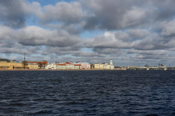 Neva River Embankment, St. Petersburg, Russia