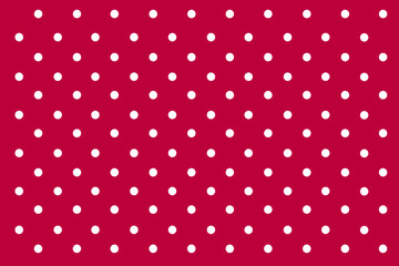 Pink Pastel polka dots background.