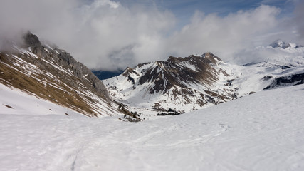winter in the mountains
