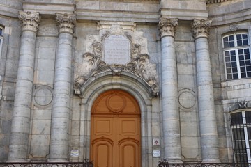 Chapelle Notre Dame du refuge vue de l'extérieur construite en 1739 - ville de Besançon -...
