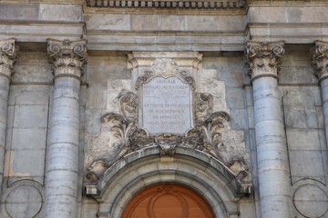 Chapelle Notre Dame du refuge vue de l'extérieur construite en 1739 - ville de Besançon -...