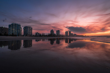 Fototapeta premium Sunset at Tweed Heads, Australia